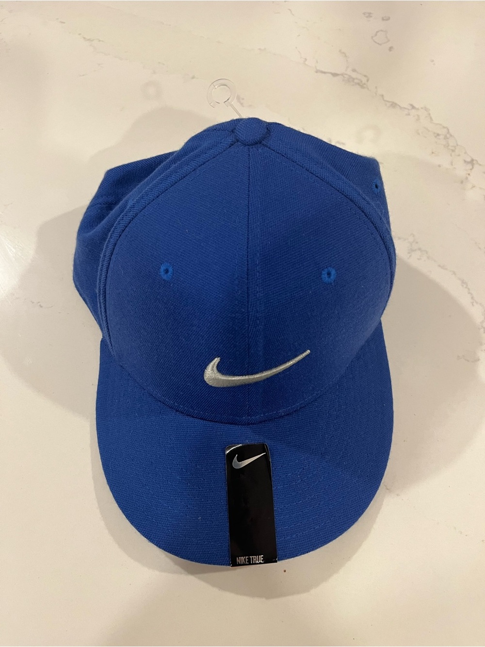 Nike Unisex Blue Baseball Cap with Silver Swoosh NWT 🧢